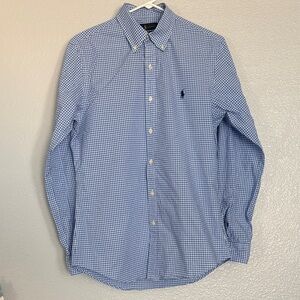 Ralph Lauren Blue Gingham Men's Shirt